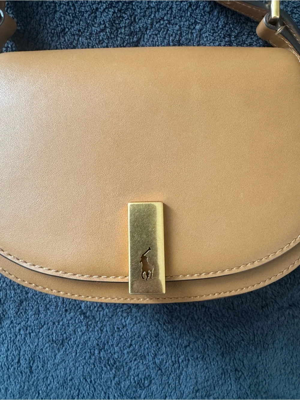 Polo Ralph Lauren ID mini saddle crossbody bag